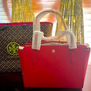 Small red Tory Burch shoulder bag